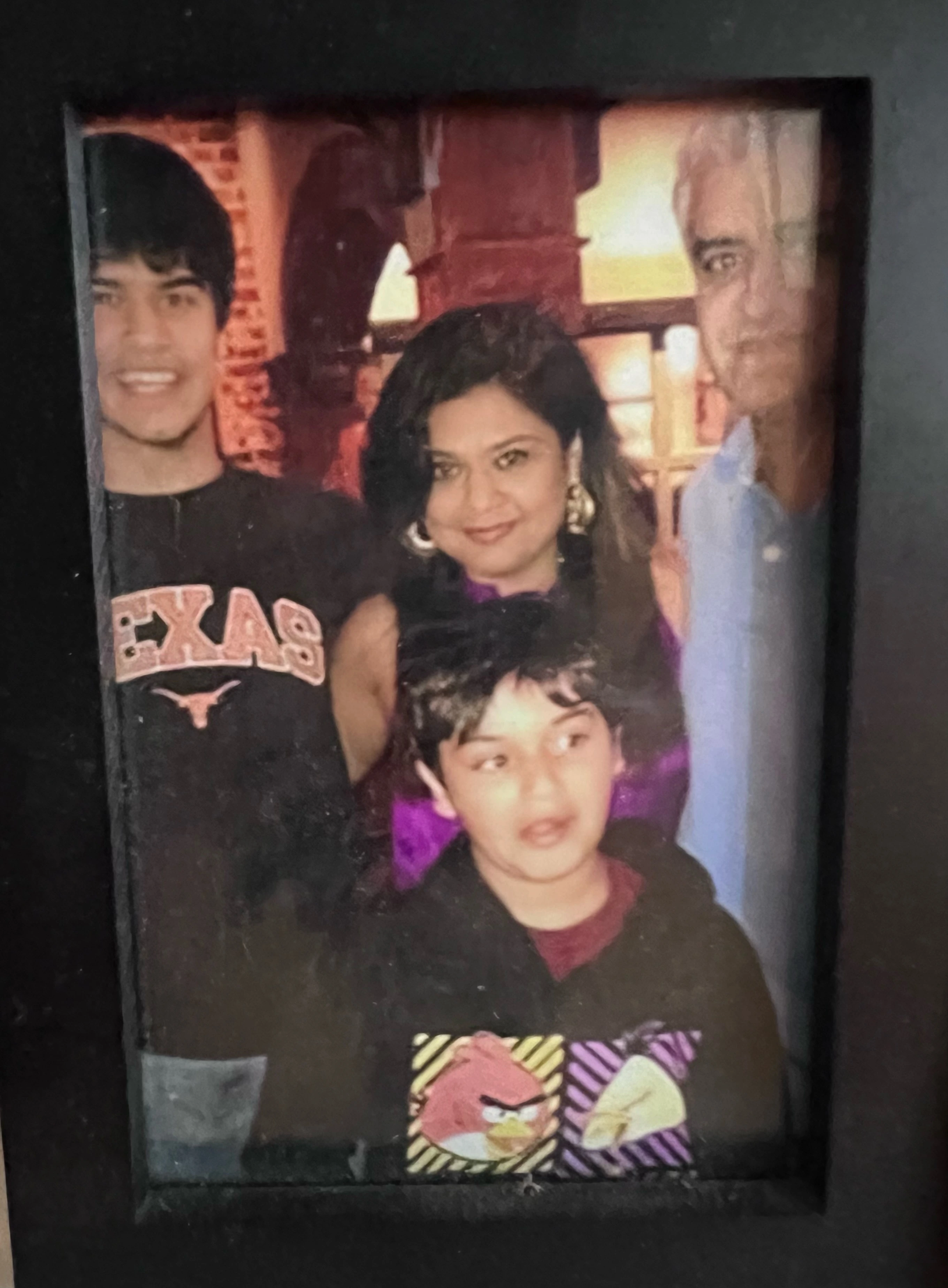 A photo of Armaan's family who he owes everything to and wouldnt be able to survive without them. 